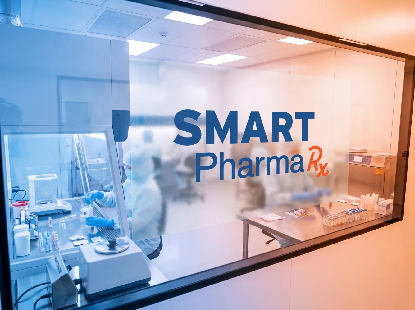 Compounding and preparation in the SmartPharmaRX cleanroom